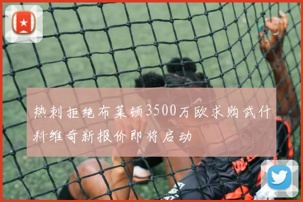 热刺拒绝布莱顿3500万欧求购武什科维奇新报价即将启动
